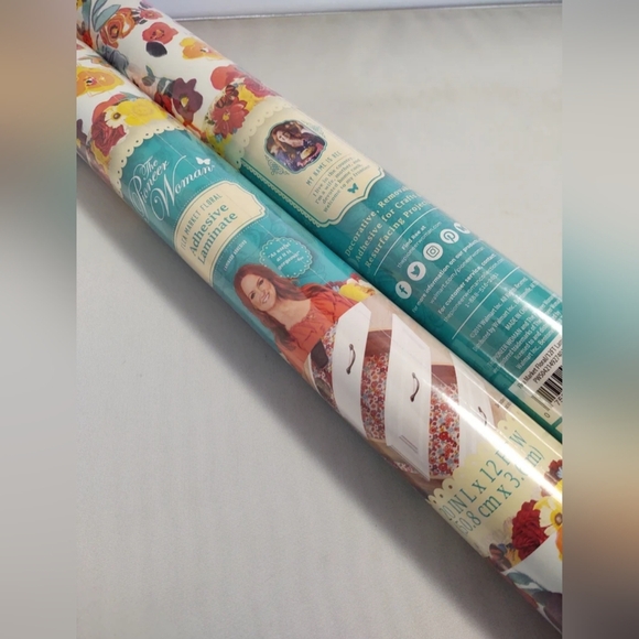 2 Rolls of Flea Market Floral Pioneer Woman Each roll 20in L by 12ft W NWT - Picture 2 of 4